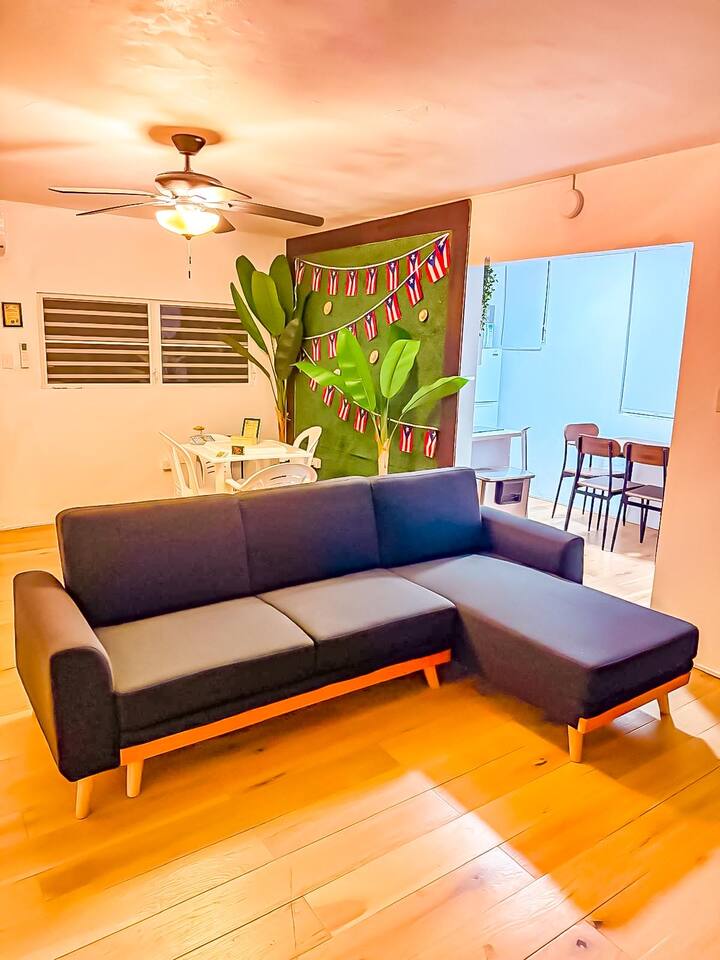 Cultural & Stylish Apt- Near Ojo de Agua and Beach