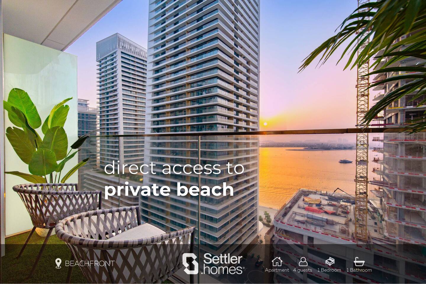 Harbour Horizon: Private Beach & Infinity Pool - Apartment