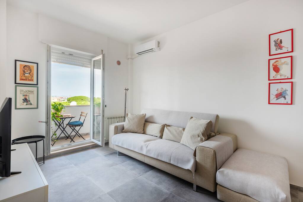 Bellavista in Pigneto | 2SZ | 1Bad | Voll ausgestattete Küche