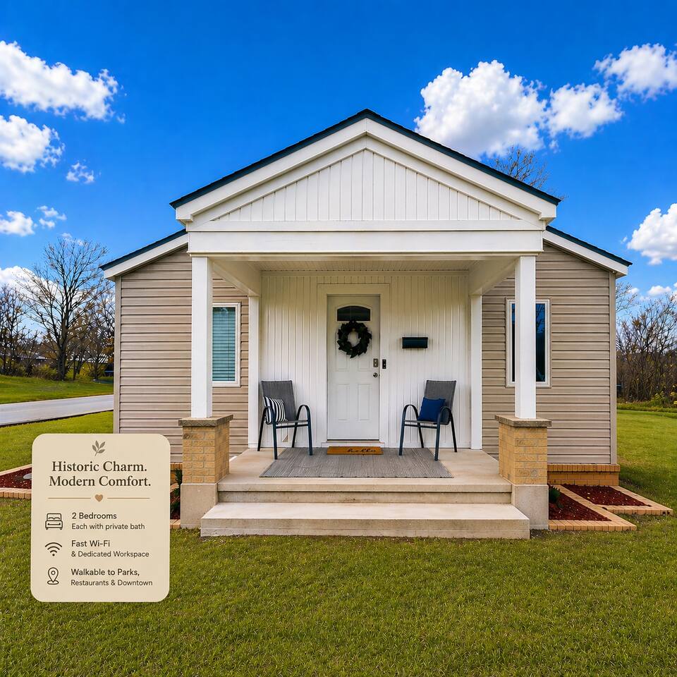Cozy 2B/2B •sleeps 6• Trails• Janssen Park