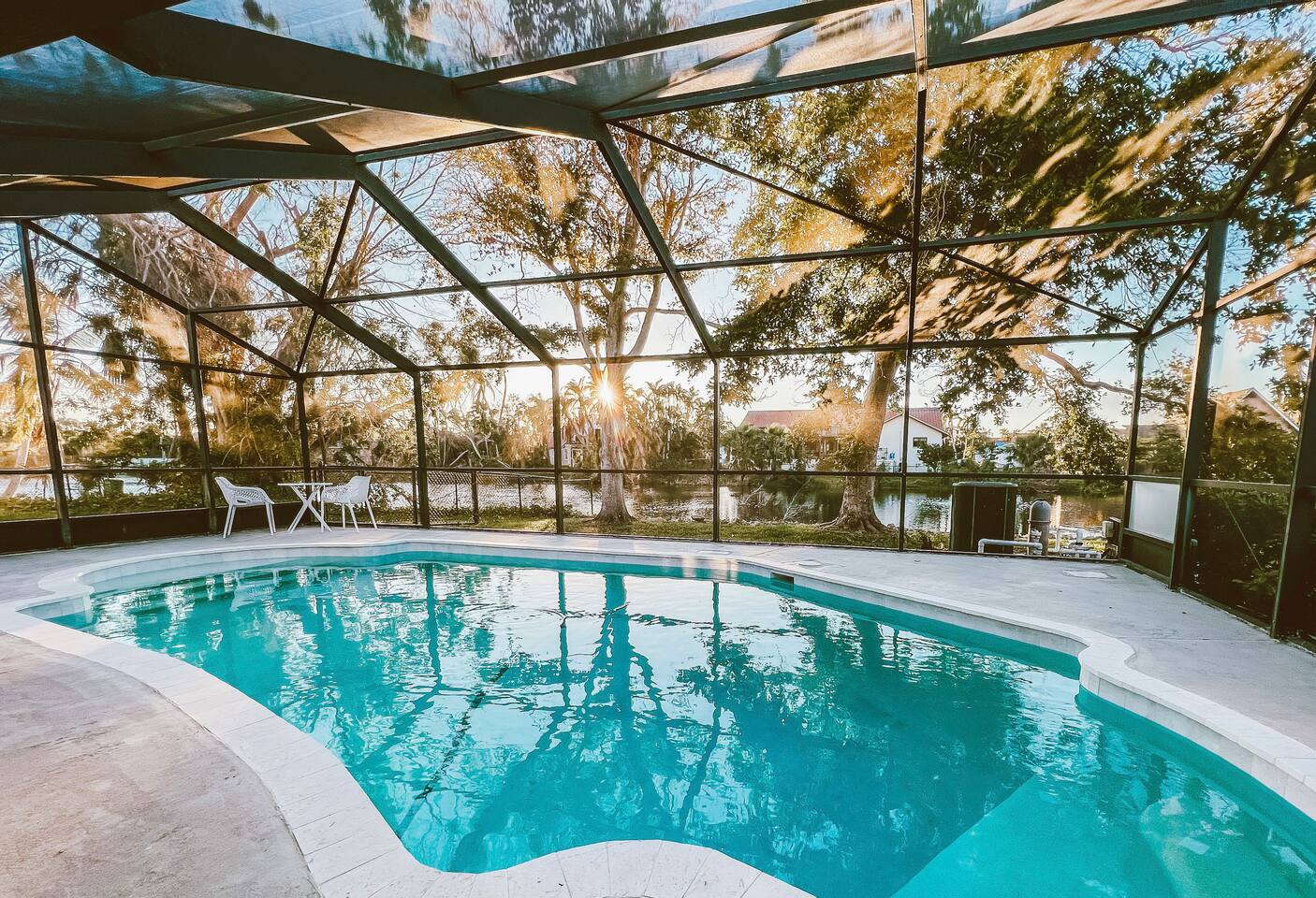 Waterfront Home with Pool Minutes to Sanibel