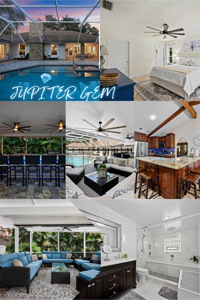 Jupiter Gem- Pool and Outdoor Oasis w/Kitchen