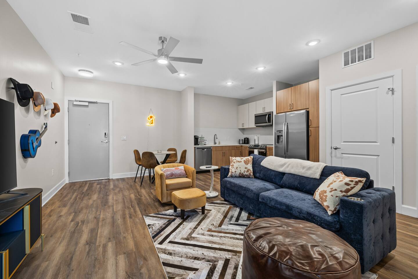 Country chic 1BR unit w/ shared gym