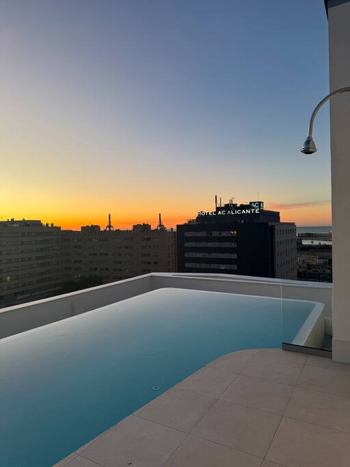 Penthouse with rooftop pool