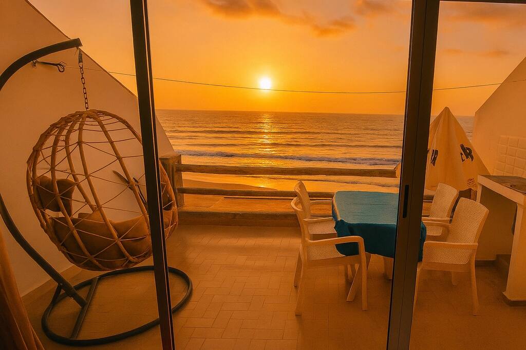 Surf Haven•Beachfront View•Direct Access•IPTV•WiFi