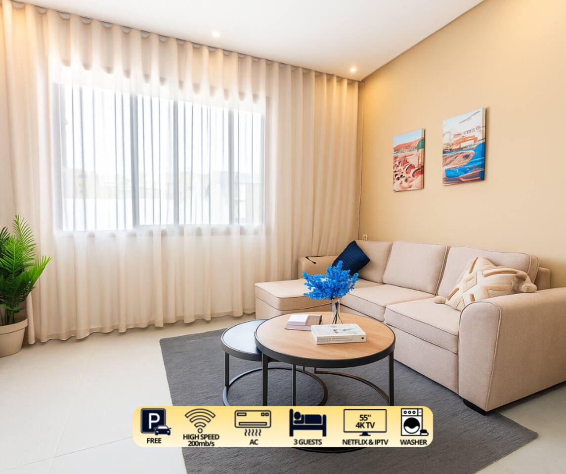 Couples Paradise•Free Parking•Workspace 200Mb/s•AC