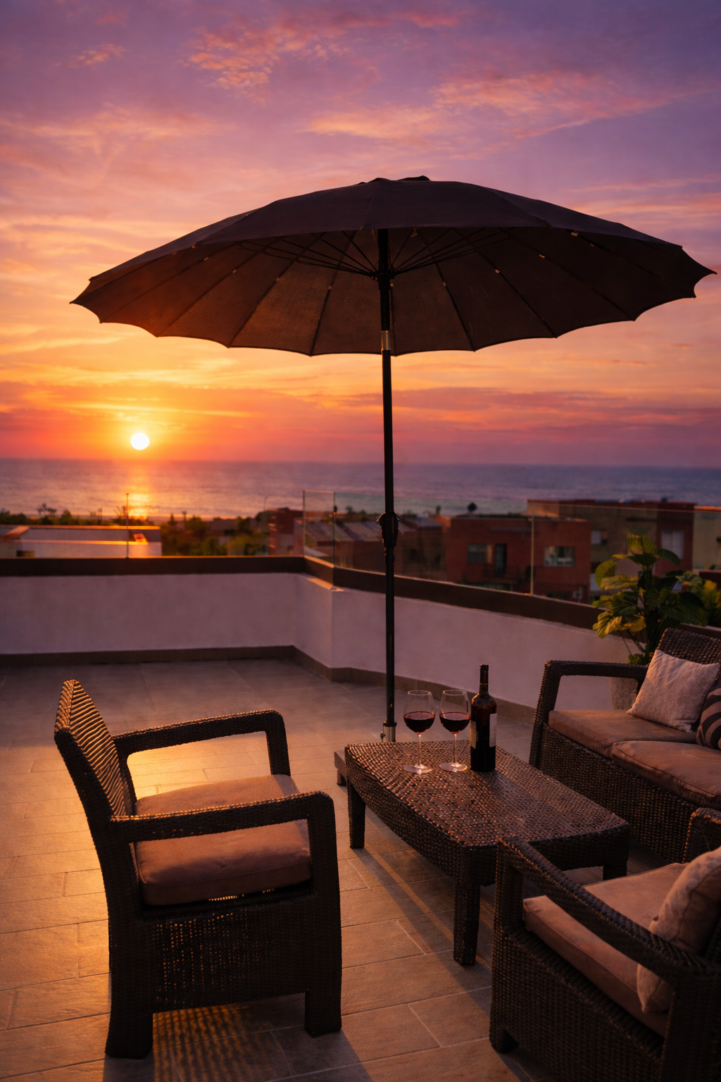 Boho Paradise•Rooftop•Parking•Workspace 200Mb/s•AC