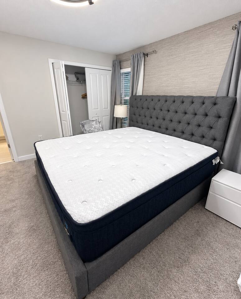 Sleep in comfort on our brand-new, super-comfortable mattress, upgraded in September 2026!