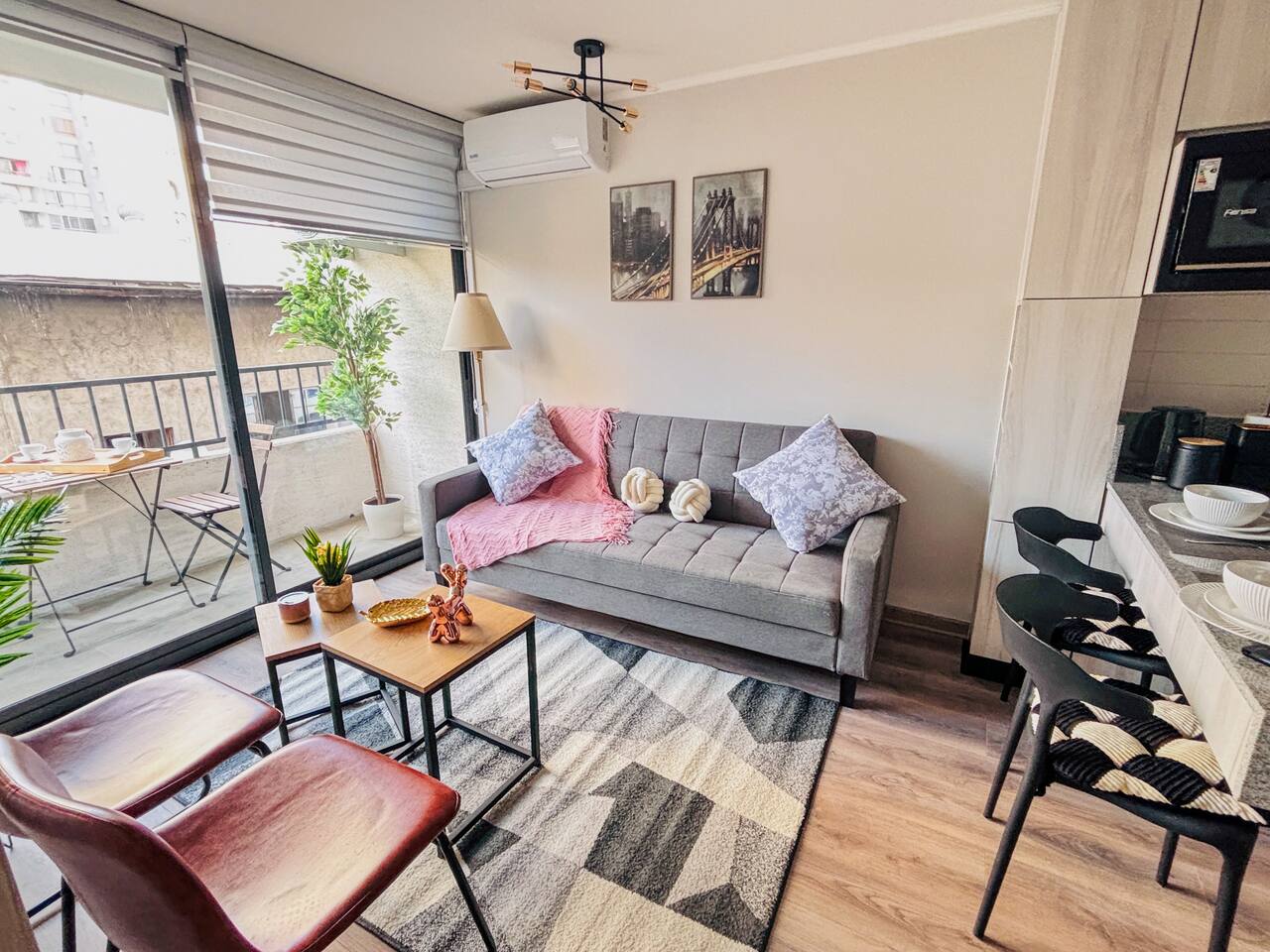 1BR/1BA, 3Pax, Santiago, A/C-Heat - Apartment