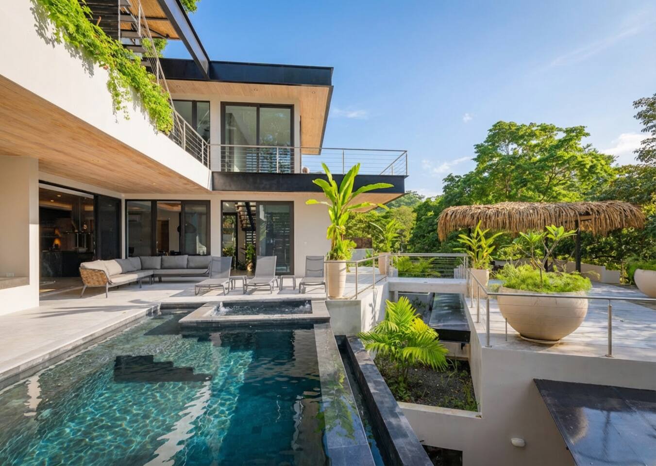 Modern 4BR with Pool, Walk2Beach, Yoga Deck, Sleeps 14