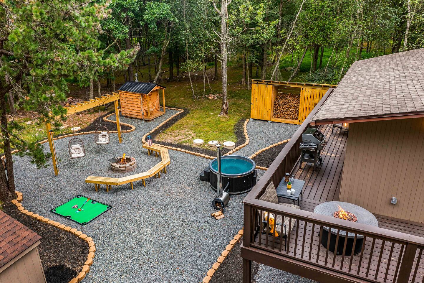 4BD Modern Rustic Heaven w/Hot Tub&Sauna in Pocono