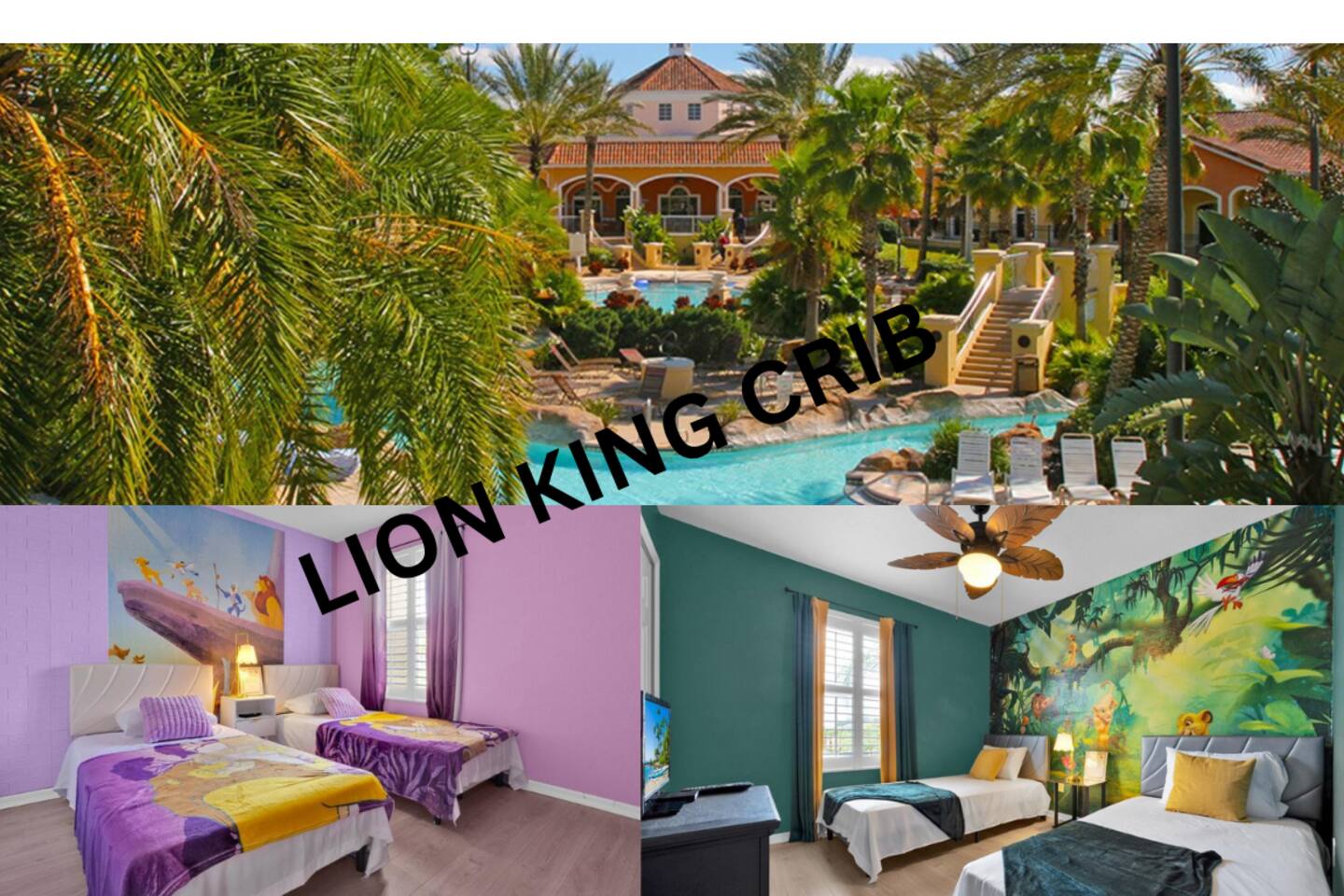 Pool& Lazy River Arcade Home Theatre 15mn 2 Disney - Holiday Home