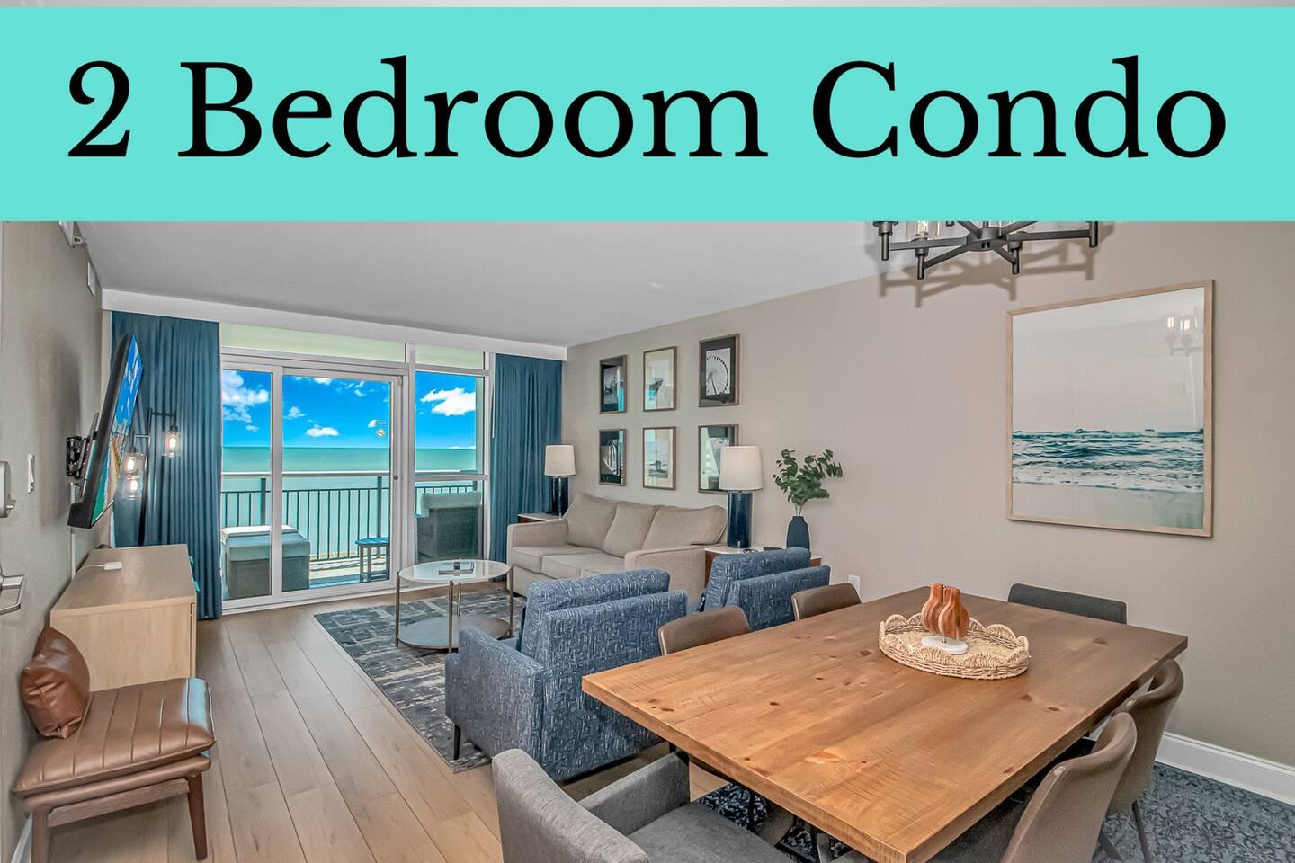 2BR Direct Oceanfront Newly Renovated onBoardwalk!