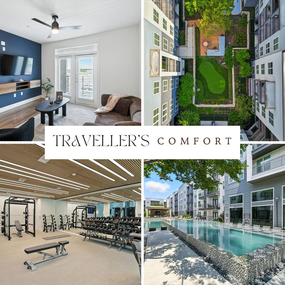 47 Chic 1Bedroom, Pool, Gym & Yoga Studio, Near Stockyards