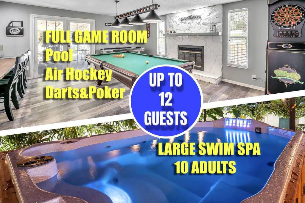 10 Seat Hot Tub -Game Room