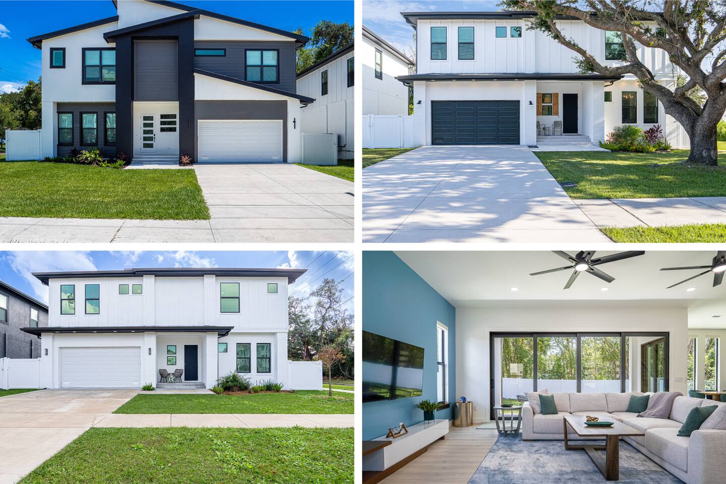 3 Luxury New Homes Side By Side with 18 Bedrooms