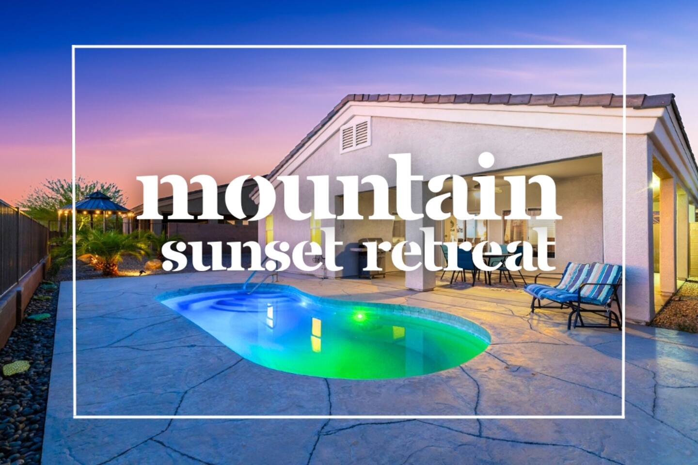 Amazing Sunset Views | Pool | 3bd | BBQ | Sleeps 7