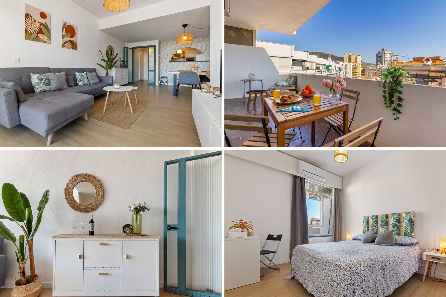 Terraza luminosa, céntrico, a 10 min de la playa - Valmor Vacation