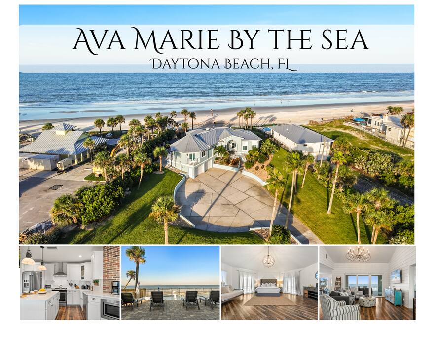 Ava Marie By The Sea | Oceanfront! | Private Pool!