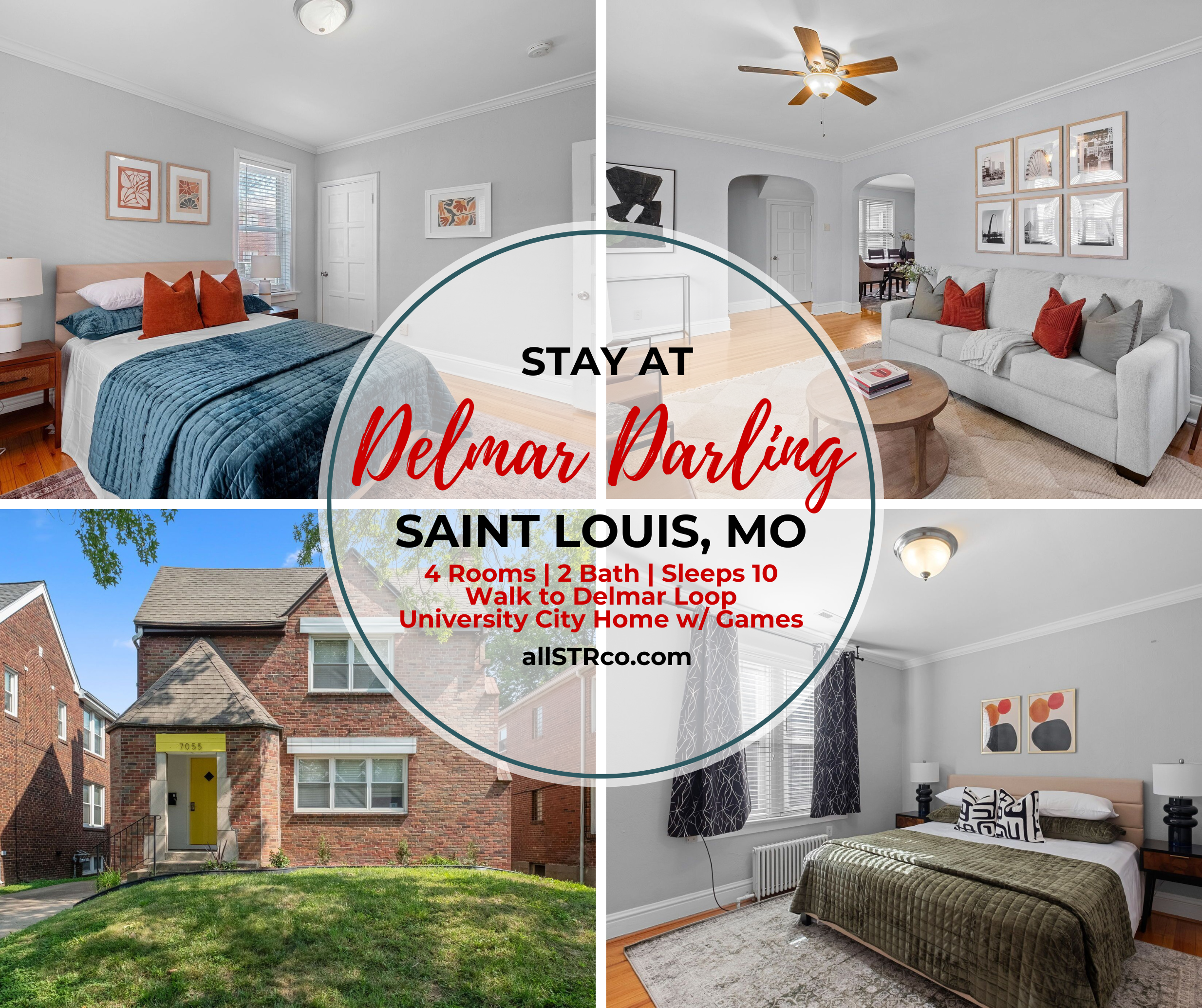 Game Room + Walk to Loop • Near Hospitals STL