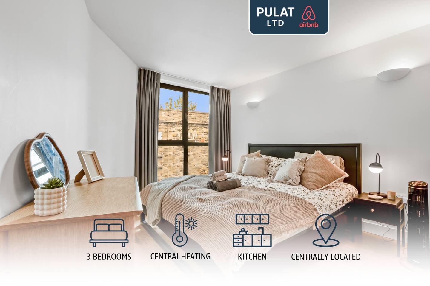 Kings Cross 3BR • Discounted • WiFi • Sleeps 7