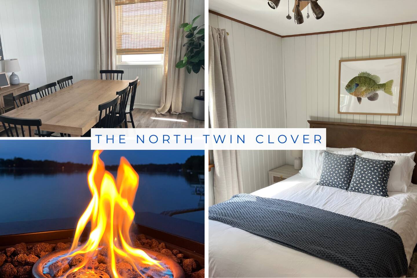 North Twin Clover -Lake Front, mid term stay