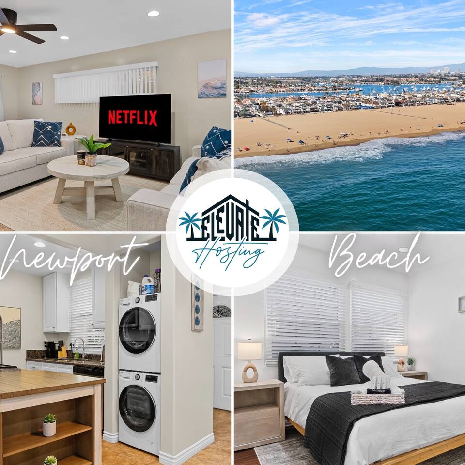 Balboa Escape • 2BR • King • AC • Patio • Beach