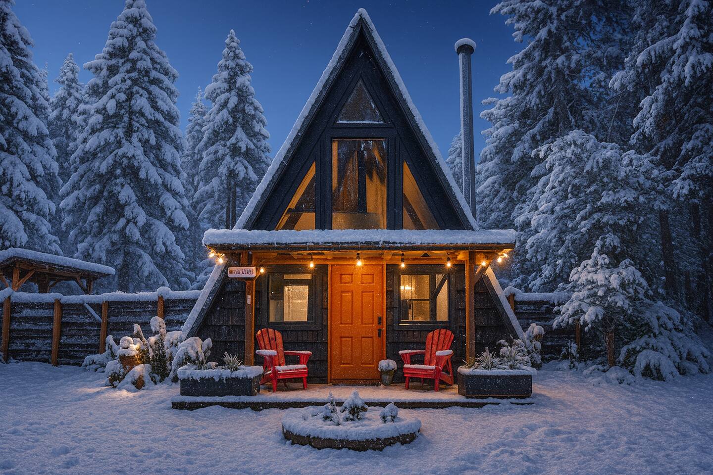 Cozy A-Frame Escape~Hot Tub~Firepit~Backyard Dream