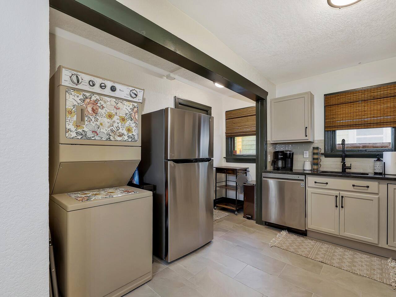 A washer and dryer is on the main level for your convenience throughout your stay!