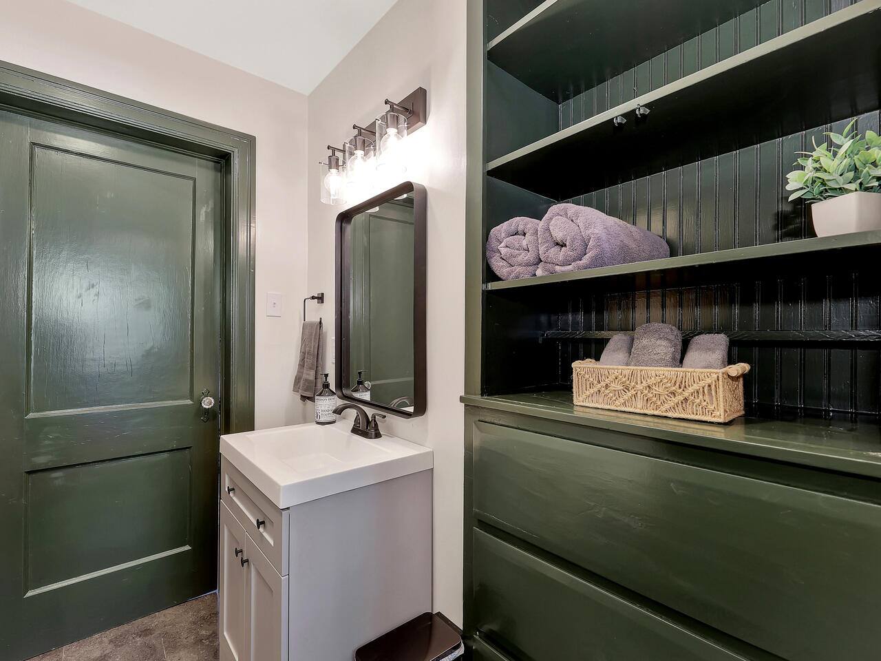 Plenty of storage is available throughout your stay.