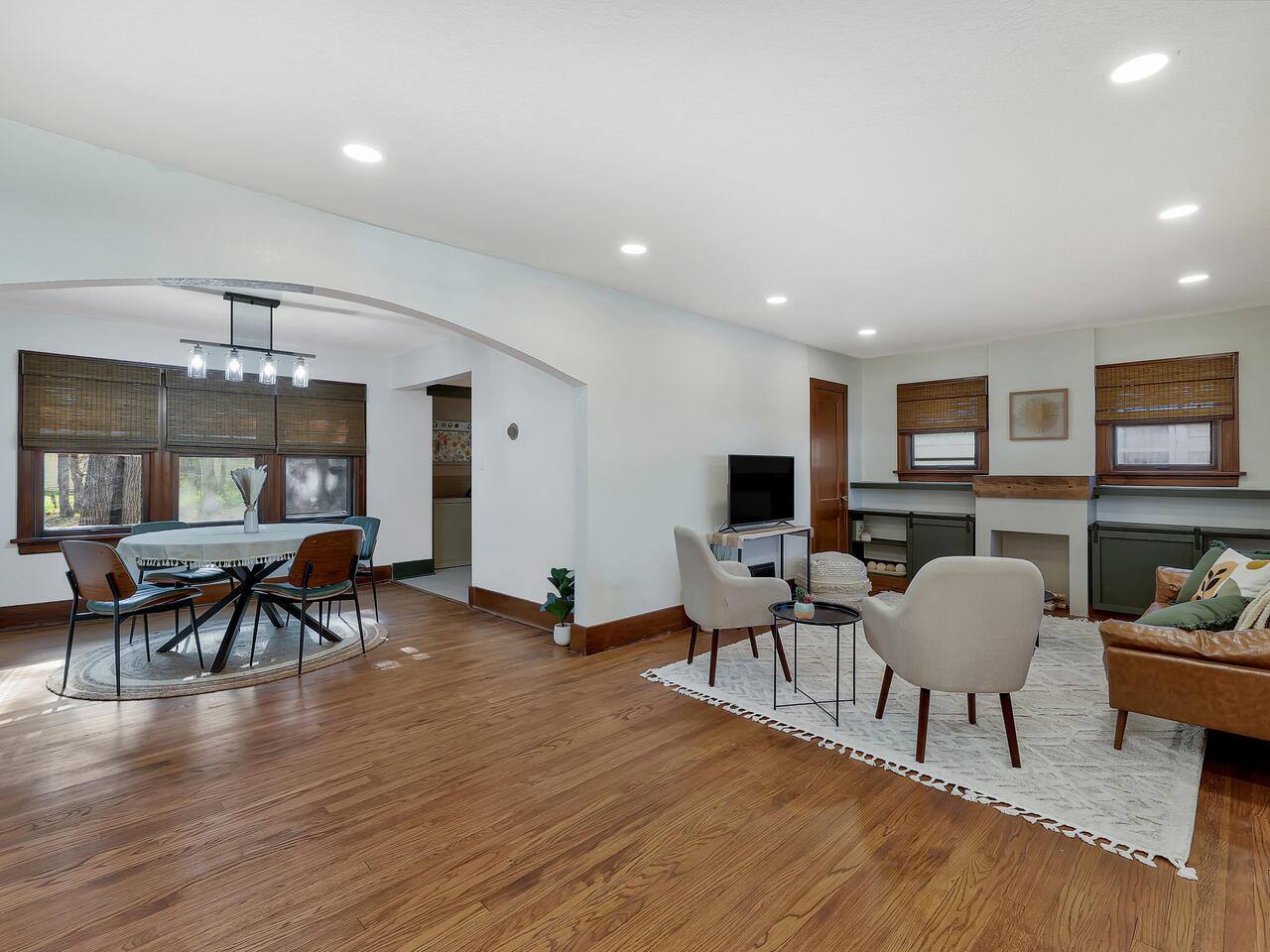 Open concept living space.