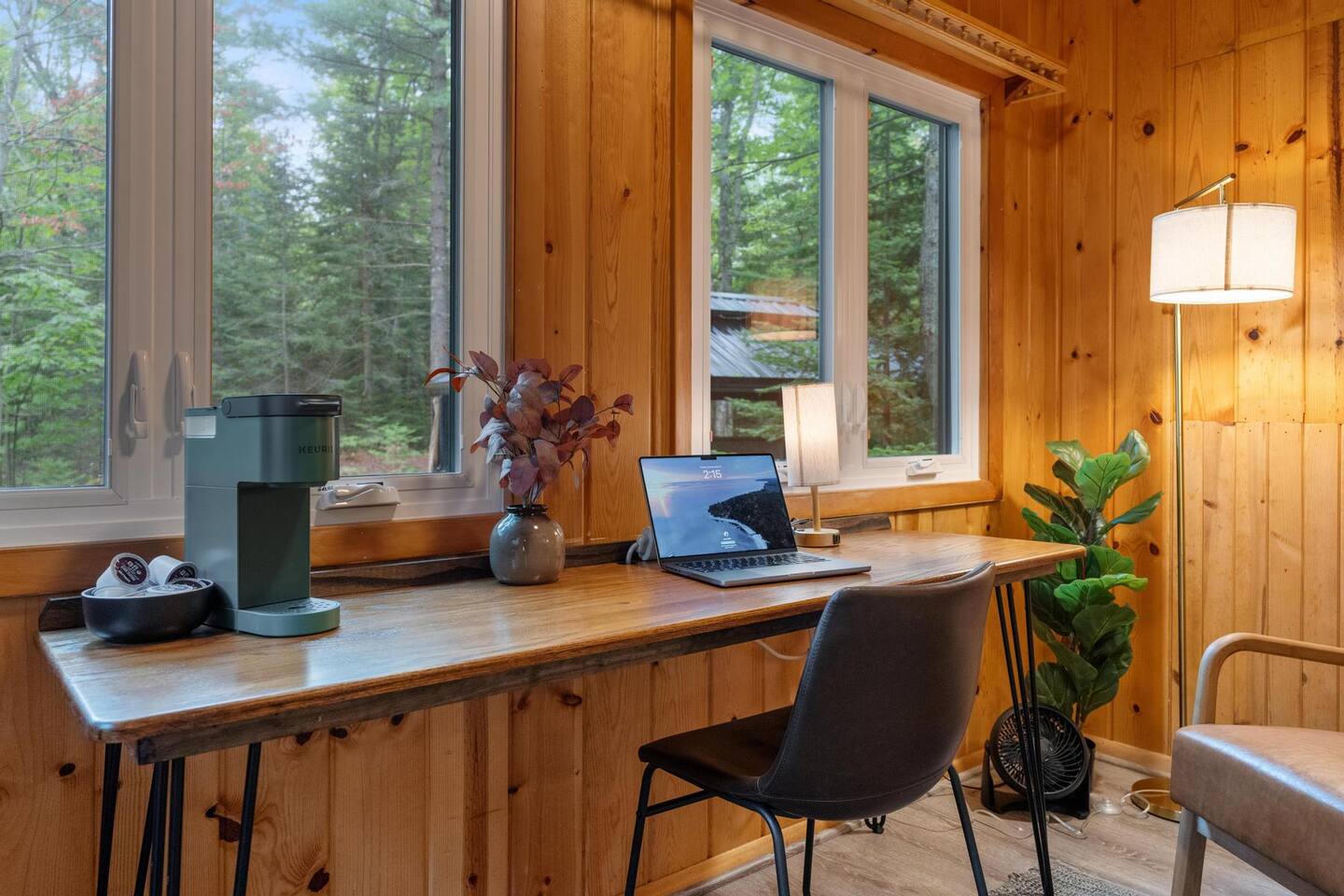 Workspace with natural light