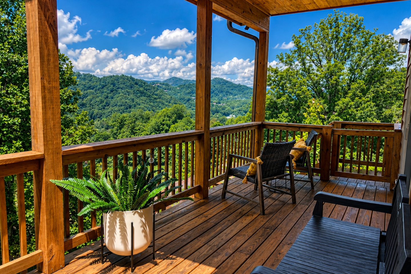 Mountain View Cabin with NEW! Hot Tub and Sauna