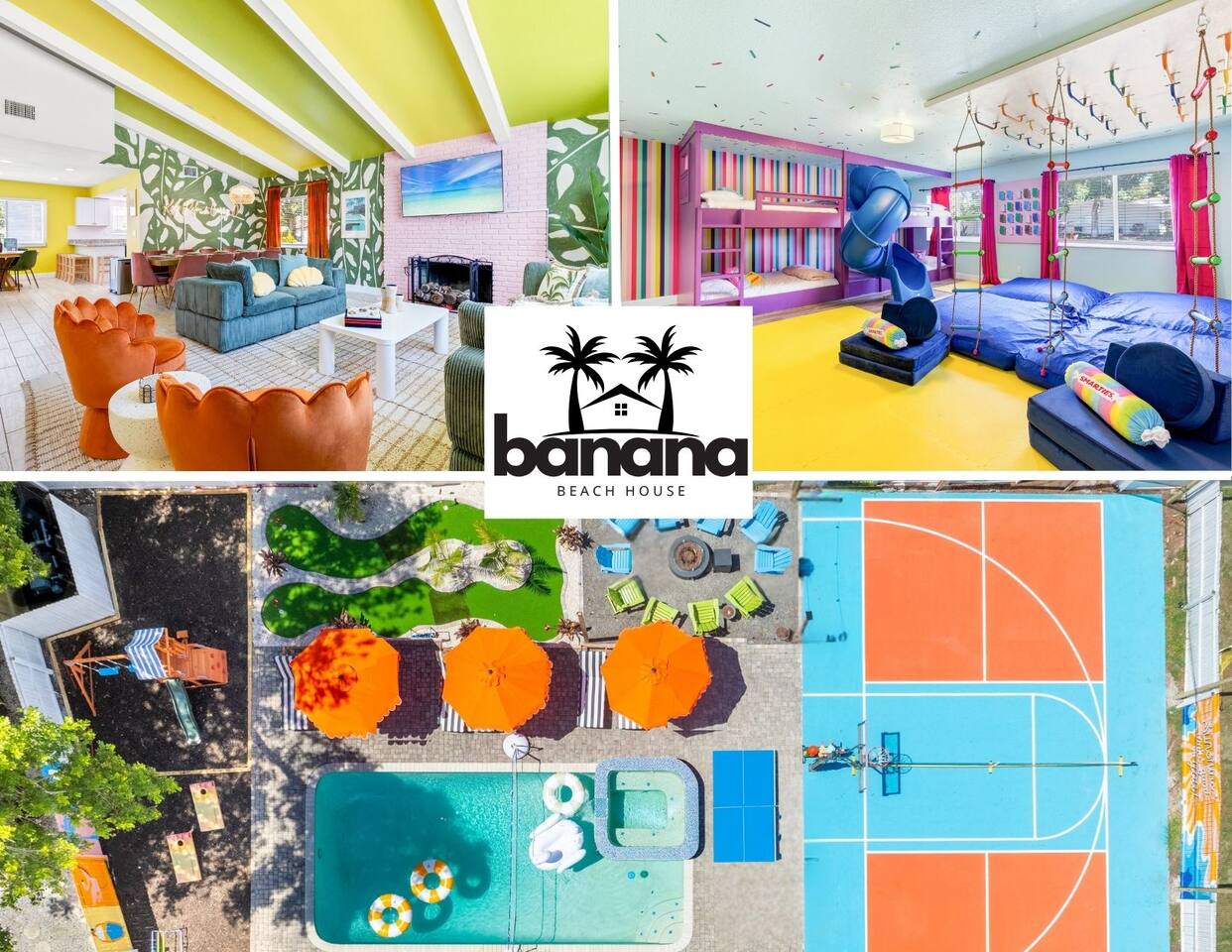 NEW! Pickleball• Arcade• Games• Pool• Golf• 9 Beds