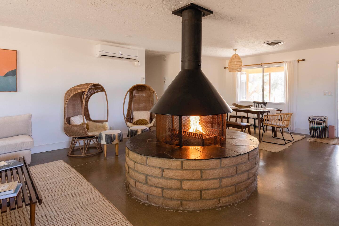 Aberdeen Retreat Fire Pit with Desert Views