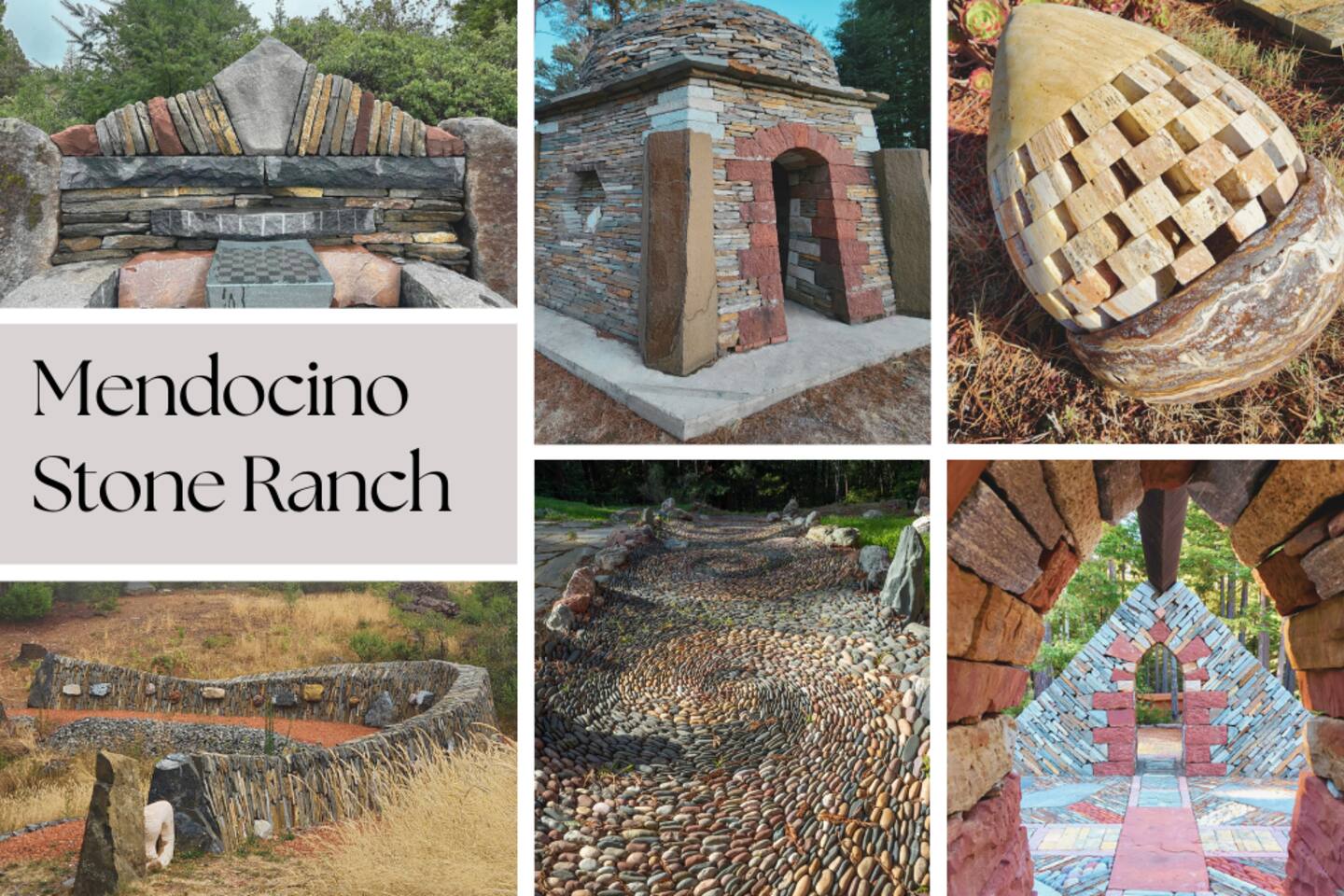 Unique architecture and stone artistry woven into the landscape.