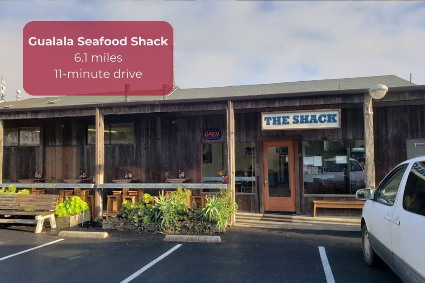 Feast on fresh local seafood at The Shack.