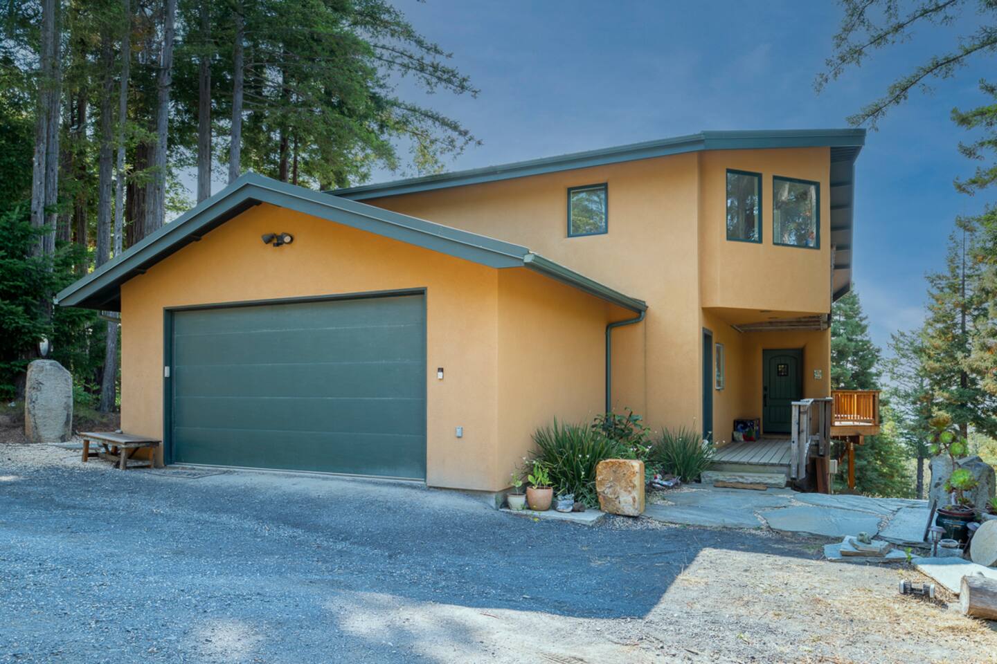 Private driveway for easy parking. We can't wait to welcome you in The Adobe House!