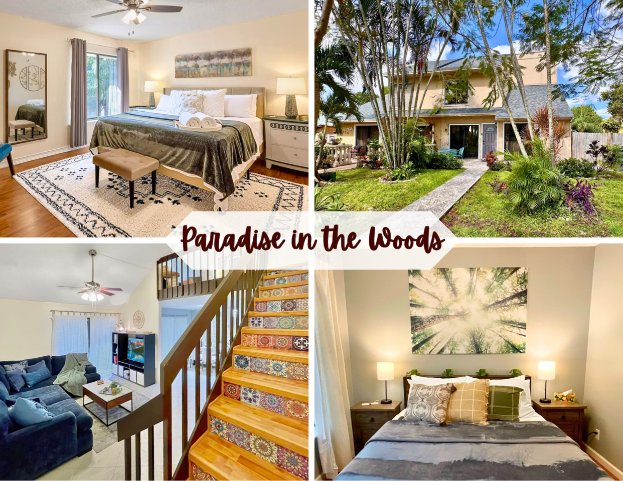 Townhome in PBG, king bed, pergola, BBQ & fire pit