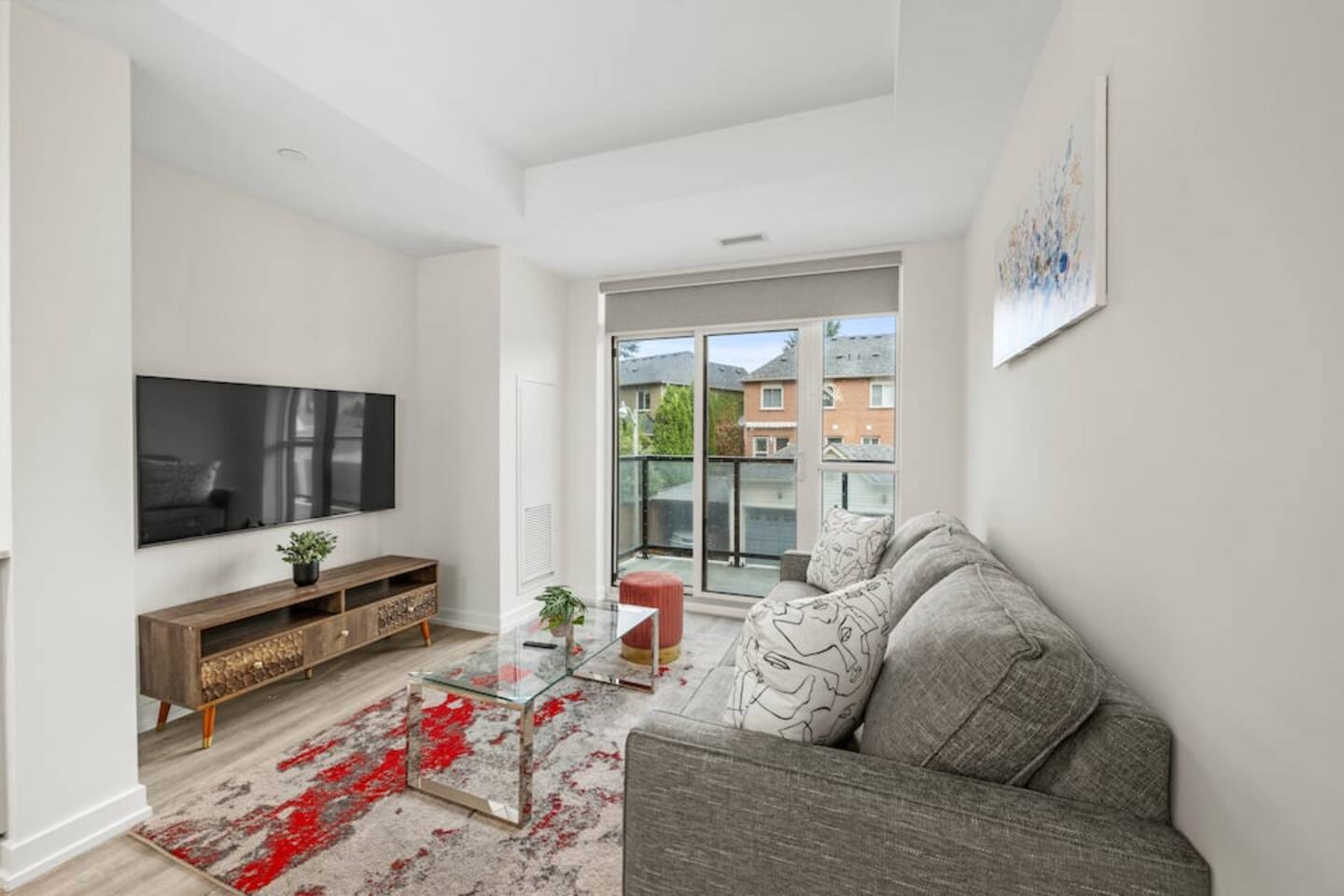 Chic 2BR Condo with Terrace & Parking