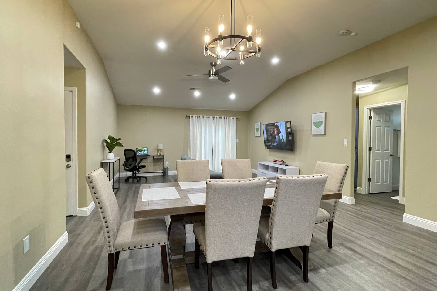 Spacious Home w/ Yard + Dual Workspaces