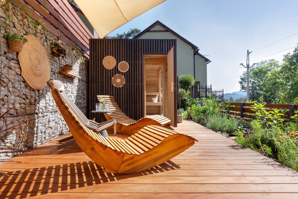 Wellness  Cottage, Slapy Reservoir (Prague 40mins)