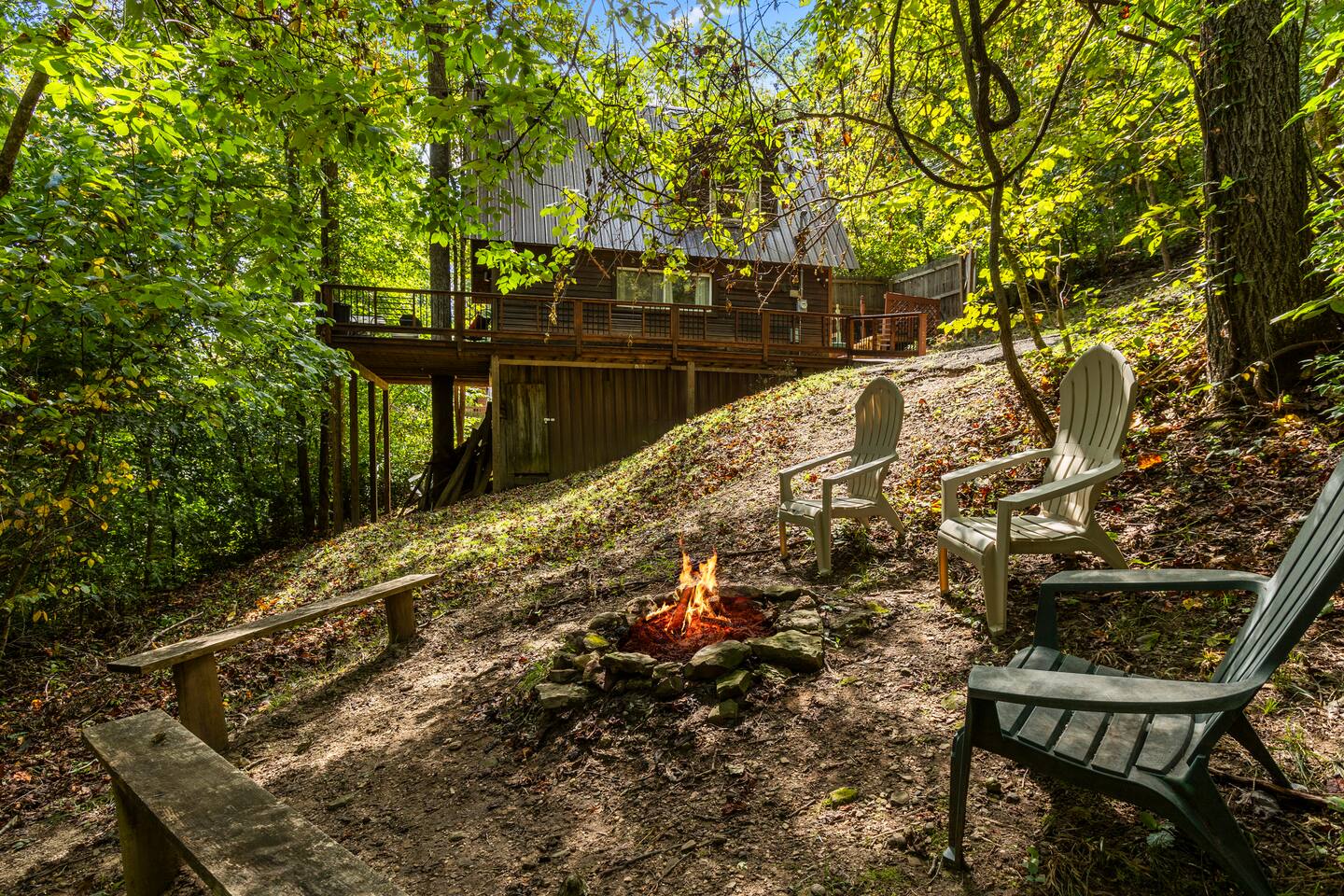 Mountaintop Cabin - Hot Tub - Natural Bridge 3mile