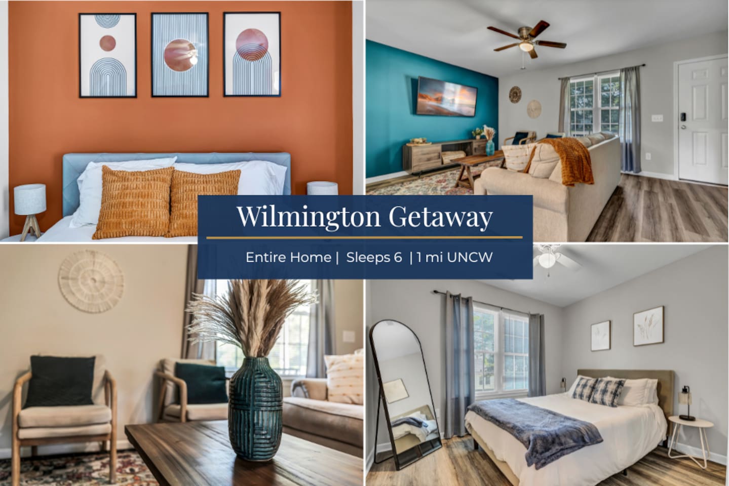Central Work-Friendly Stay | 1 mi UNCW |4 mi Beach