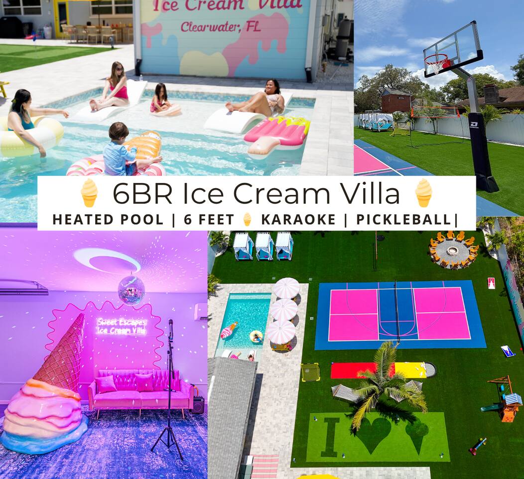 [20% OFF] Heated Pool* Pickleball*10 mins Beach