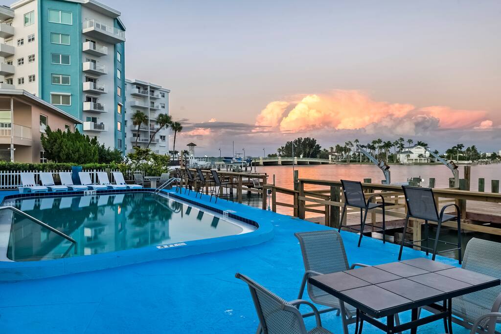 Boutique Beach Escape | Dock + Pool + Sunset Views