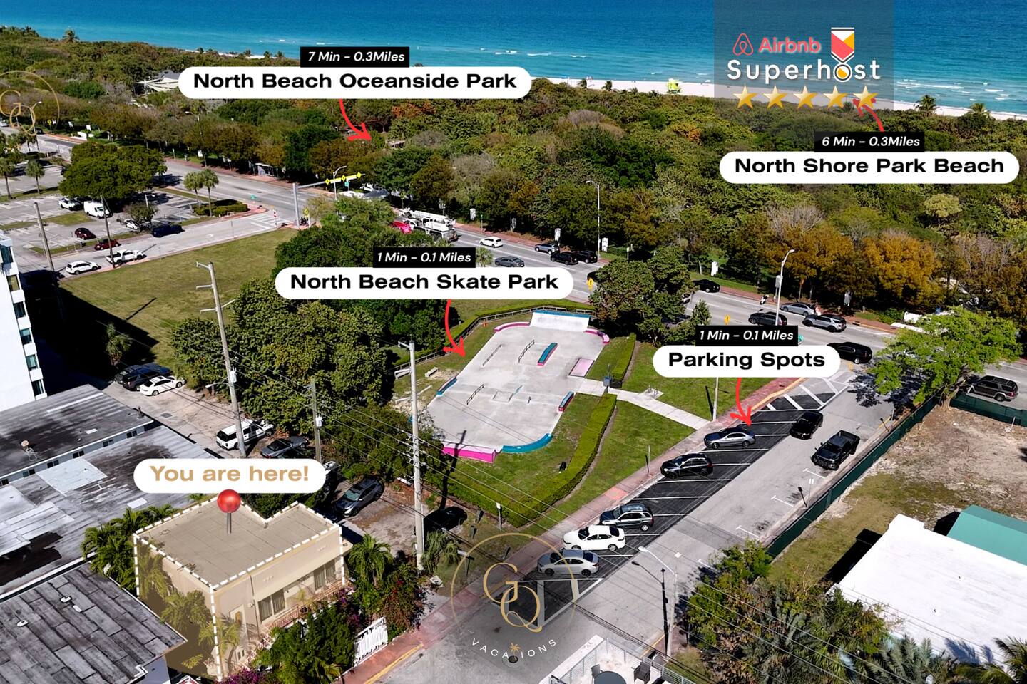 Unique Beach Villa W/ Services 5 Min Walk 2 Beach!