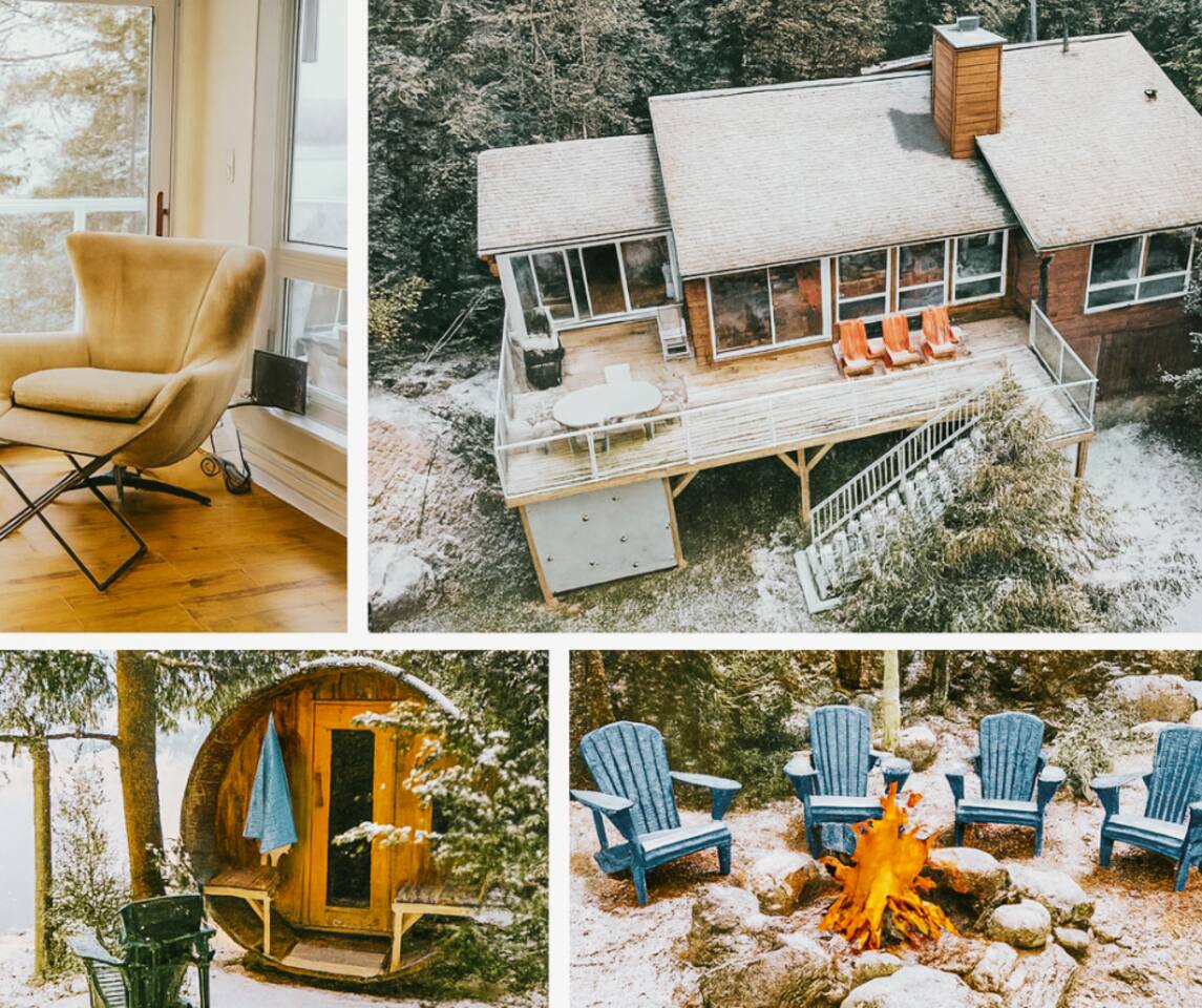 OvertheMoon Muskoka | Fall Retreat, Sauna & Dock