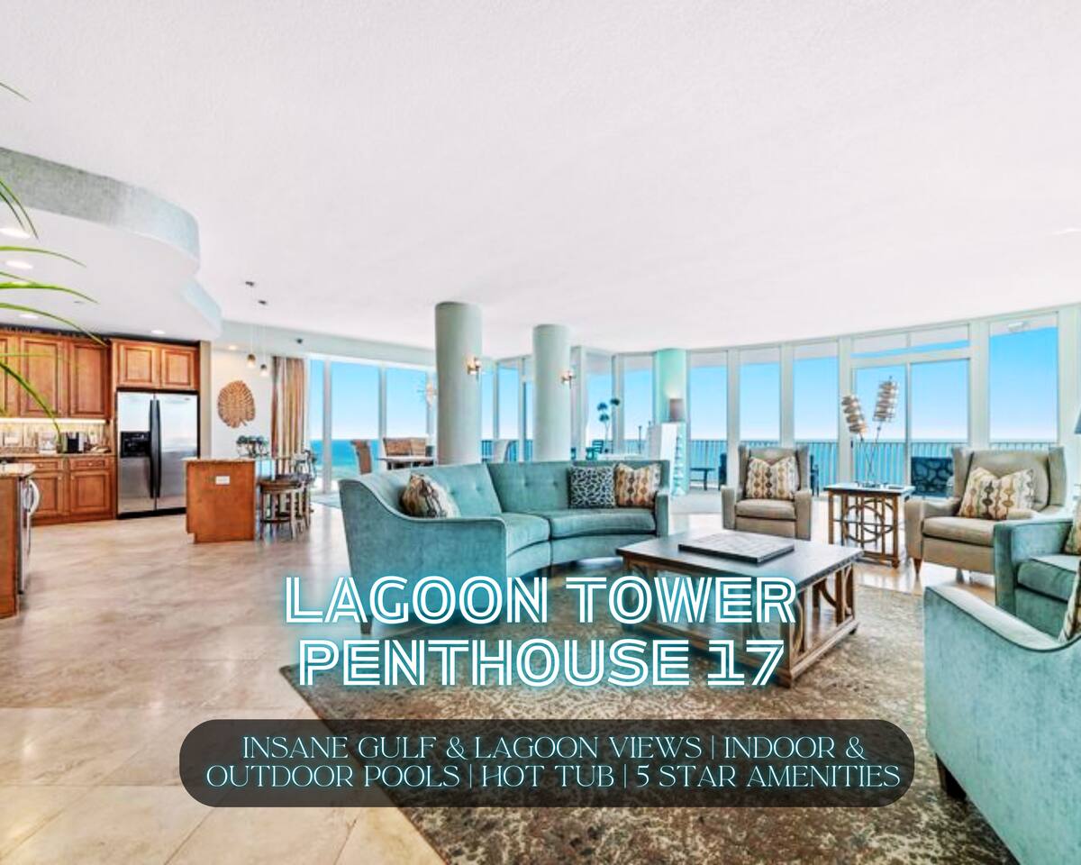 Lux Waterfront Penthouse*Insane Views*Pool*Hot Tub