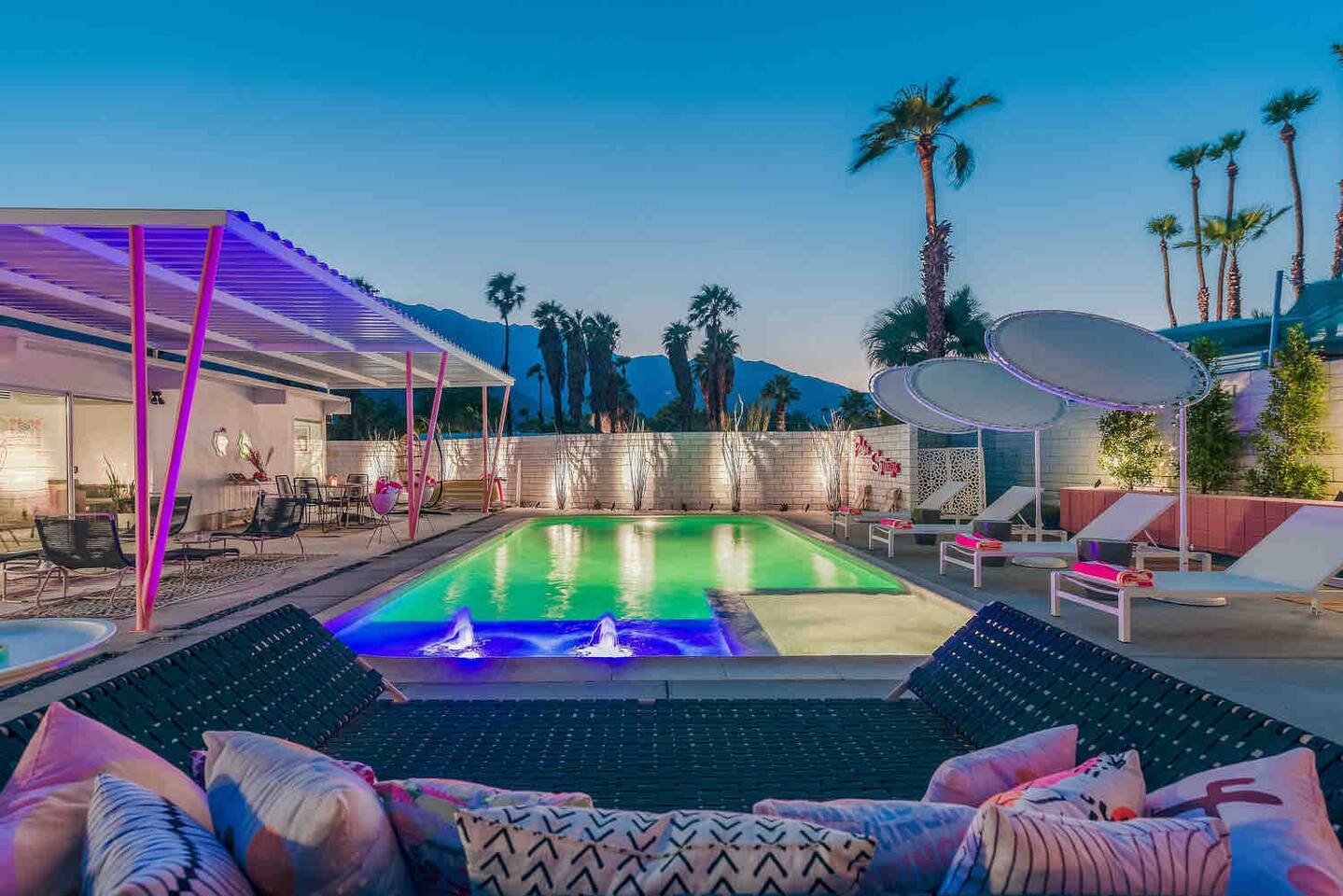 Mid-Century Stunner w/Saltwater Pool+Mountain View